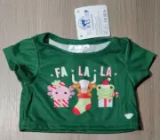 BUILD A BEAR Frog Axolotl Highland Cow Christmas Fun T Shirt