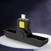 Smart Card Reader Type-C ID CAC Card Reader Use for Digital Certificate Security
