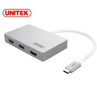 在飛比找博客來優惠-UNITEK 優越者TypeC轉 HDMI+USB3.0轉接