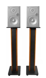 (2) 36" Bookshelf Speaker Stands For Polk Audio T15 Bookshelf Speakers