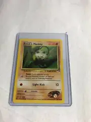 POKEMON CARD GYM HEROES BROCK'S MANKEY 67/132 COMMON