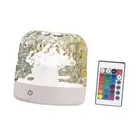 Bedroom Bedside Light Rechargeable Water Ripple Night Light for Study Room
