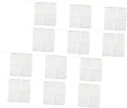 ZUNOXAZ 12Pcs Reusable Drawstring Soup Bags Mesh Tea Filter Bags for Cooking Boil Strainer Bags for Herbs Tea and Broth Convenient Lightweight