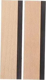CLISPEED Resophonic Bridge Saddle Cut Slotted Maple and Ebony Durable Construction for Enhancing Guitar Sound