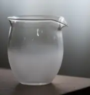 200ml Heat-Resistant Glass Tea Pitcher Cha Hai Frosted Gong Dao Bei Tea Ware