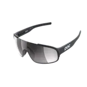 POC Crave Sunglasses Uranium Black With Violet/Silver Mirror Lens