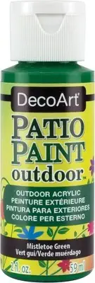 DecoArt Patio Paint 2oz-Mistletoe Green DCP-46