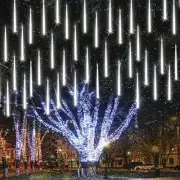 20 Tubes 480 LED Meteor Shower Rain Lights, 11.8 inches Cascading Icicle Ligh...