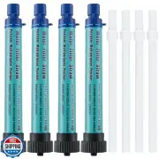 4 Pack Water Filter Straw Outdoor Portable Personal Water Filter Straw Water