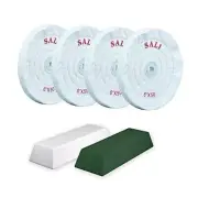 4 Pack Polishing Wheel for Bench Grinder Buffing Wheel 6 inch White Soft