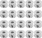 Sewing Machine Bobbins, 20 PCS High Durability Metal Sewing Spool Bobbin for Most Home Sewing Machines