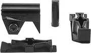WORKER Top and Side Rail Adapter Picatinny Base Set for Nerf Stryfe Modify Toy Color Black