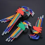 9pcs Allen Wrench Hex Key Set Tool Alan Hex Metric Ball End Short Long Arm Trox