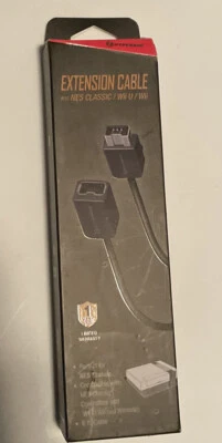 HYPERKIN NES Classic Edition/ Wii U/ Wii Extension Cable 6 foot Controller NEW