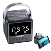 Small Portable Bluetooth Speaker, Crystal Clear Sound with LED Time Display, ...