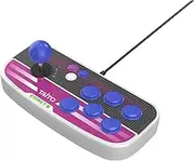 ININ Taito EGRET Ⅱ mini Controller - 6 Buttons, Switchable Joystick, USB, Video Game Controller