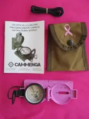 CAMMENGA GUIDE TRITIUM LENSATIC COMPASS - NEW HI-VIS GLOSS PINK - NEW DEC. '24