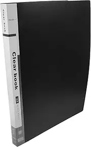 SEWACC Document Organizer Folder Presentation Book with Clear Plastic Sleeves Material for School and Office Use Generous Storage Capacity for Easy Document