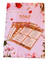 Bridal Shower Game Cards 300 Sheets Book