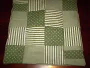 Patchwork Cushion Cover - Green - CCPWGD03
