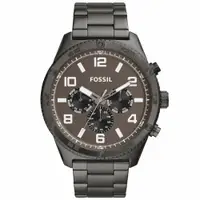 在飛比找PChome24h購物優惠-【FOSSIL】公司貨 Brox 沉穩魅力三眼計時不鏽鋼腕錶