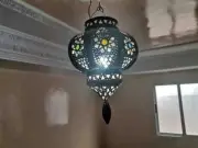 Metal Handmade Moroccan Style Candle Holder Lantern Garden Decorative Lamp