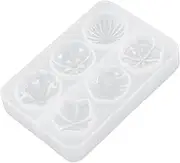 Anneome Fondant Mold for Christmas Silicone Cookie Mold Biscuit Candy Molds Easy to Use Non-Stick Unique Biscuit Shapes
