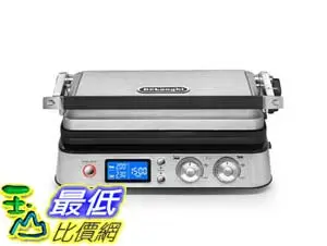 [7美國直購] DeLonghi America CGH1030D Livenza All-Day Grill, Griddle and Waffle Maker, Large, Silver