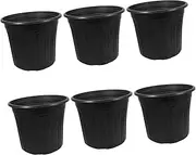 MERRYHAPY 6pc Plastic Holes Large Flower Pots for Nursery Versatile Planter Pots for Gardening