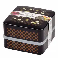 在飛比找蝦皮購物優惠-日本製 M號 糖果盒 漆器果盒 保鮮盒 便當盒 雙層 有一個