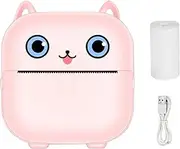 Sticker Printer, Mini Printer Sticker, Inkless Portable Label Maker Machine for Pictures Photos Journals Notes Study Graphics Anatomical Diagrams