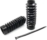 49mm Rubber Front Fork Boots Shock Gaiters for Harley Dyna FXDB-I FXDF FXDL FXDL-I FXDB FXDB-I FXD FXDC FLD FXCW