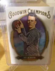 2020 Upper Deck Goodwin Champions JOE BURROW NFL ROOKIE RC BLANK BACK CARD SSP