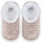 [Caihoyu] Kids Girls Boys Closed Back House Slippers Fuzzy Fleece Anti-Skid Sole Spa Hotel Guest Slippers Bedroom Home Office Travel Yoga