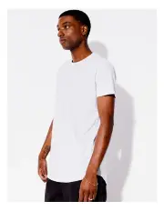 [Kenji] Hadspen Drop Shoulder Curved Tee Vanilla