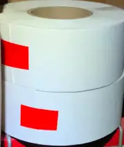 Mylar Tape RTL029 Single Side Adhesive Textured White 3" x 50 YD, (2 Rolls)