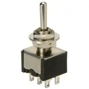 DPDT Mini Toggle Center Off Momentary