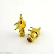 10x SMA Female Jack PCB Mount Right Angle Solder Connector F 1.13 U.FL IPX Cable