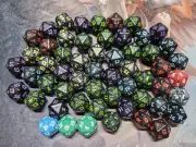 MTG - 6 x Assorted D20 Spindown Dice | Random or PM to choose | Syd