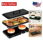 Dual Burner Induction Cooktop with Removable Griddle - Portable & Versatile C...