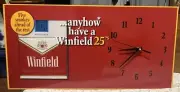 NEW Winfield 25’s Clock Red/Blue 600mm x 300mm Man Cave 1970’s Advertisement