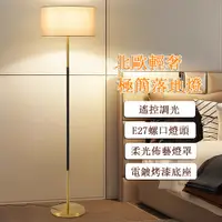 在飛比找PChome24h購物優惠-極簡LED落地燈 墻角燈 客廳輕奢氛圍燈 床頭燈 臥室立燈