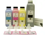 4 InkOwl COLOR Toner Refill Kit for HP CE400X 01A 02A 03A 507 M551dn M570dw
