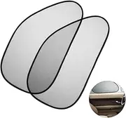 HEALLILY Car Side Window Sun Shades Auto Mesh UV Protector for Blocking Sunlight and Heat for Pets Fit Car Accessories