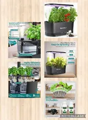 NEW Hydroponics Growing System Indoor Garden: New Upgrade Huge Lot Starter Kit!