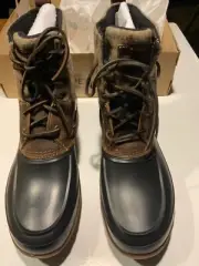 SPERRY BRAND DECOY BOOT DARK TAN MENS SIZE 11 NWOT