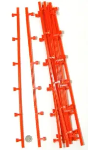 10pc TOMY Aurora AFX HO Slot Car 15" GUARD RAILS Unused Fit Most Any Tracks 8648
