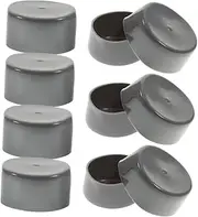 Wheel Hub Replacement Parts 10pcs Trailer Hub Cap Grease Cover 1.98inches Rubber Bearings Cover for Cars