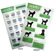 [AN12676] *ANDIS Poodle Chart,1 Pack of 1 Piece