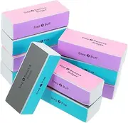 EXQUIMEUBLE 10pcs Four-sided Nail Buffer Polishing Block Versatile Sanding Sponge for Artwork Design for Manicure Projects for Polishing Various Materials